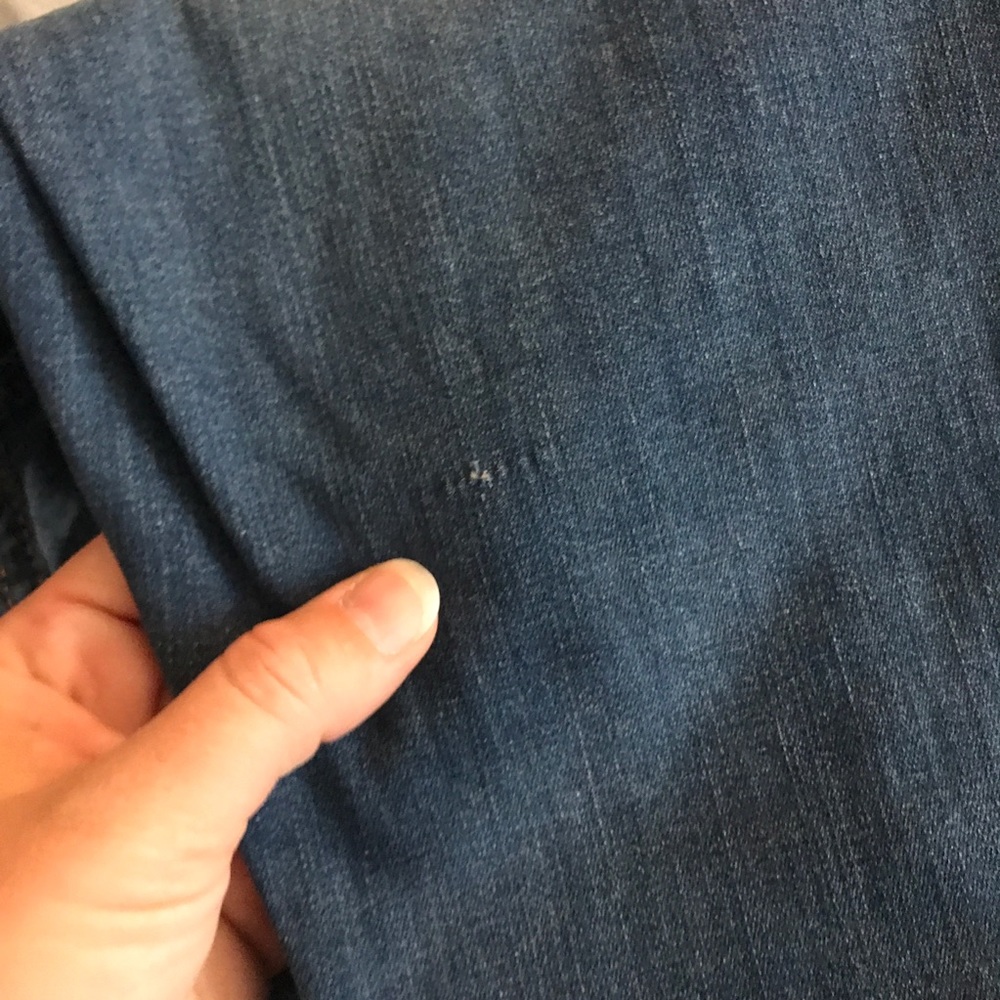 Free People Blue Distressed Skinny Jeans Size W29 Short - Picture 12 of 12